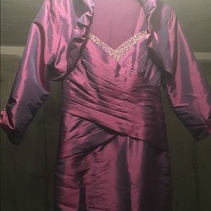 Fashion forward mother-of-bride dress